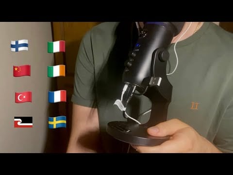 ASMR speaking your languages