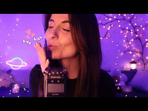 ASMR Bruits de bouche avec le TASCAM = 100% frissons 🌧️ [avec fond de pluie]