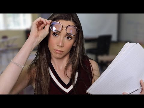 ASMR NERDY CLASSMATE ASKS YOU OUT