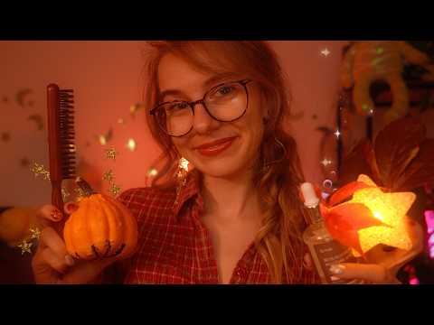 ASMR Cozy Herbst-Spa & Verwöhnen 🍂🎃🫧 (deutsch, ganzkörperbehandlung, skincare, personal attention)
