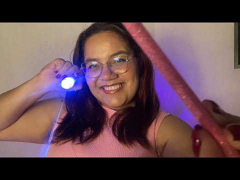 ASMR EXAME DE NERVOS CRANIANOS 🤯💕