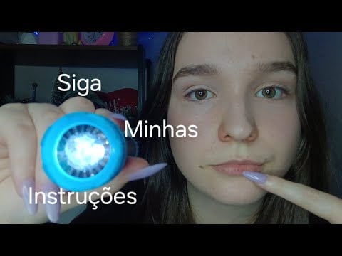 ASMR SIGA MINHAS INSTRUÇÕES PARA DORMIR - cansando seus olhos e testando seus sentidos 