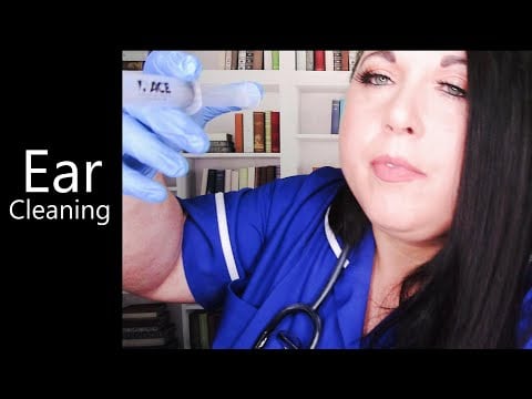 ASMR Ear Cleaning (Soft Spoken Roleplay) Ear Exam, Ear Scraping, Otoscope,  Ear Syringe, Medical RP