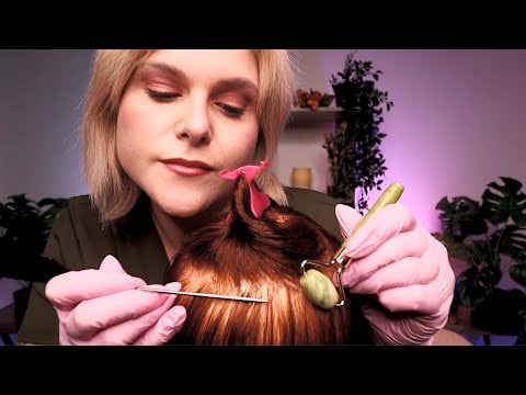ASMR Scalp Check & Hair Loss Treatment
