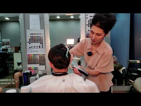 미용실ASMR (시각과청각의활성화) 동영상 2시간 07분 긴영상으로 컷트 염색 펌 시청을 만끽하시기를 바랍니다!!~Korean Hair salon ASMR (Visual and