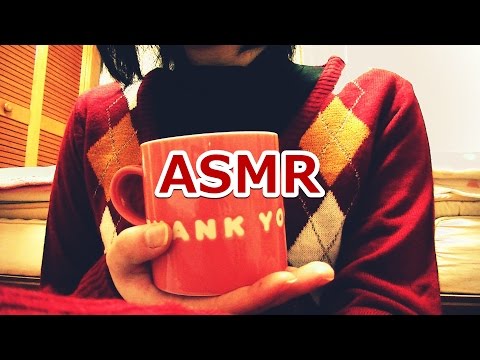 【ASMR】コップをネイルタッピング Binaural【音フェチ】