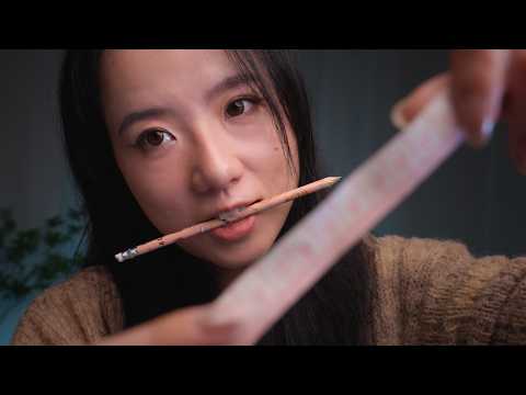 ASMR Measuring & Drawing on your face 🖌️