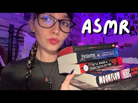 ASMR Book Tapping, Tracing, and Gripping (and a fall tbr)  