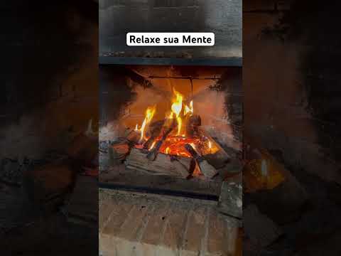 Relaxe em 1 minuto! #asmr #lareira #relaxar #meditar #paz #zen