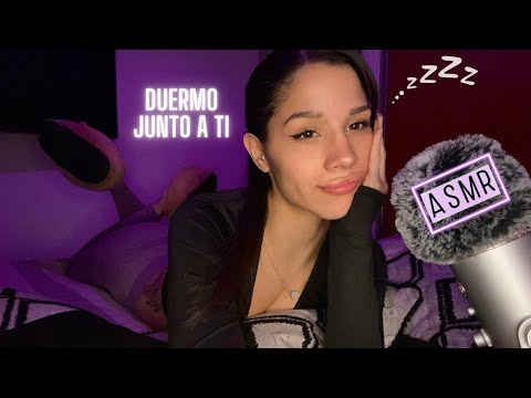 ASMR nos dormimos juntos 🥱/ Mimos para dormir 💜