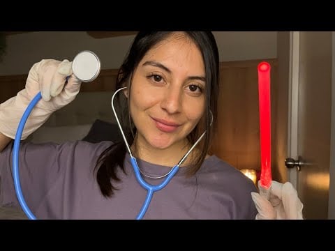 ASMR EXAMEN DE NERVIOS CRANEALES 🧠