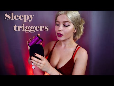ASMR Multiple triggers for instant sleep ✨ Mic rubbing, visuals, mouth sounds ❤️