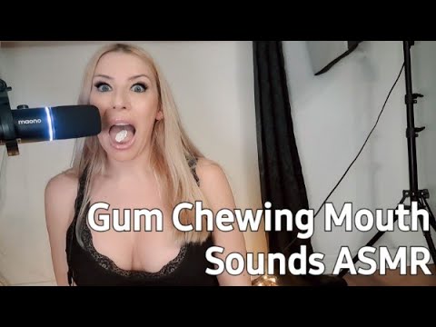 ASMR Gum Chewing and Mouth Sounds!