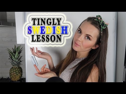 ASMR - TEACHING YOU SWEDISH | PART 2  😉🇸🇪