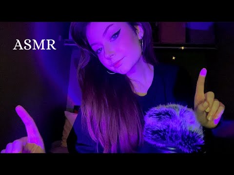 Soft And Slow ASMR ♡ Face Brushing, Fluffy Mic, Visual Triggers ♡