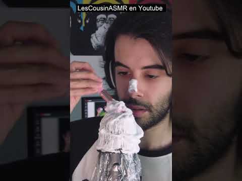 ASMR con ESPUMA para dormir RAPIDO ⚡#shorts