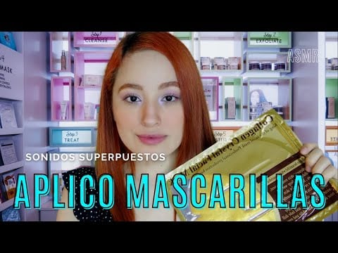VENDEDORA DE MASCARILLAS Y SKINCARE | ROLEPLAY | SONIDOS SUPERPUESTOS | ASMR Español