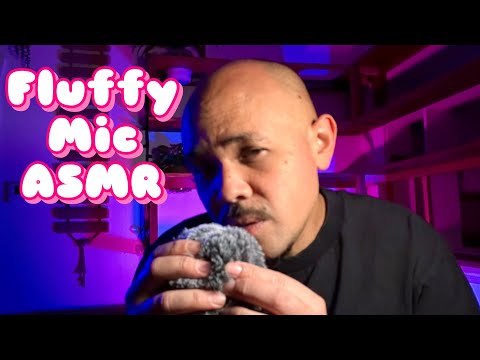 Fluffy Mic Scalp Massage ASMR with Breathy Whispers, Windy Sounds, Purring 🐱and Calm Energy 🫠 😴