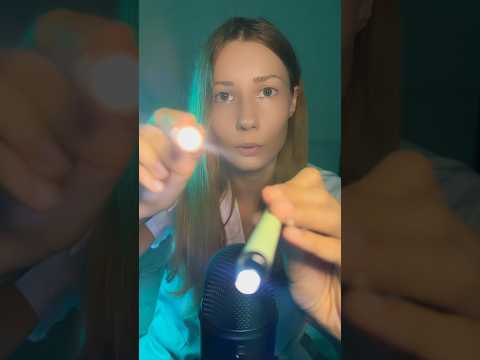 ASMR Light Test 👁️ Look at the White Light Doctor Roleplay #asmr #tingles