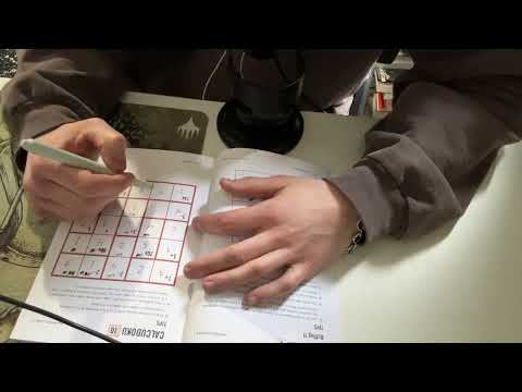 ASMR - Solving a Calcudoku (horribly)
