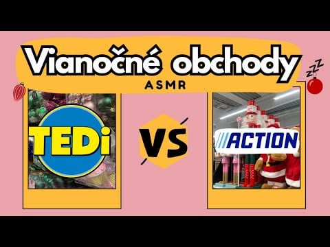 Šepkanie pri vianočných dekoráciách 🎅 TEDI vs. ACTION |asmr| ⚡