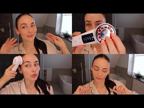 ASMR Get ready with me (rambling, soft spoken, whispering) 🧖🏻‍♀️