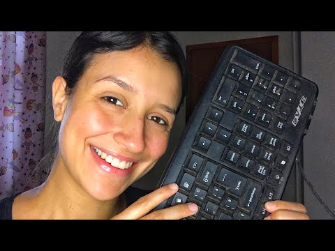 Asmr: entrevista de emprego com você| sons de teclado ⌨️💆‍♀️| Debora Asmr