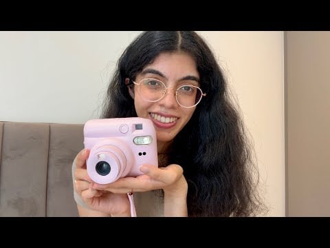 ASMR girl with the polaroid camera has a crush on you 💕 (personal attention)