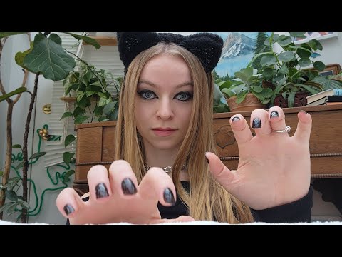 Halloween ASMR 🐈‍⬛ Black Cat Scratching