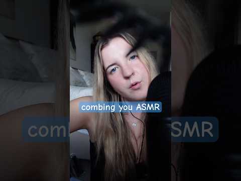 most tingly combing??? *layered sounds* #asmr #personalattention #hairbrushing