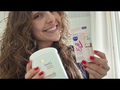 asmr comprinhas, tapping e sons de boca 