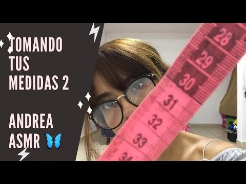 ASMR/ ROLEPLAY Tomando tus medidas 2/ Andrea ASMR 🦋