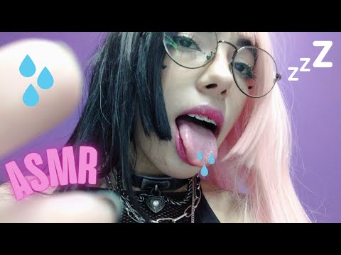 ASMR LENS LICKING + SPIT PAINTING | MUITO GLOSS E SONS MOLHADOS