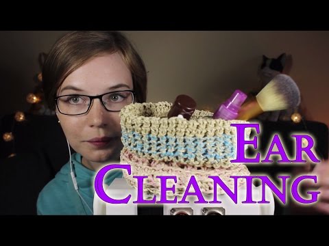 Ear Cleaning | No Talking |  Wiping the Ears, Oil, Massage, Ear Brushing | Binaural HD ASMR