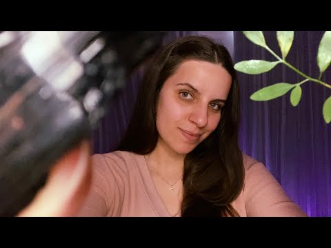 ASMR Tirando toda sua energia negativa, ansiedade, angústia | Limpeza energética (com voz baixinha)