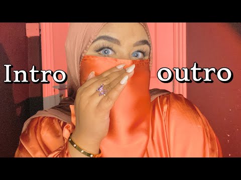 ASMR - Repeating My Intro & Outro ✨🧡