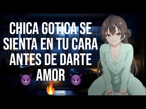 Chica gótica se sienta en tu cara antes de darte amor I ASMR y Roleplay I