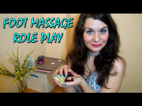 Массаж Ног АСМР Видео/ASMR Roleplay Foot Massage Spa