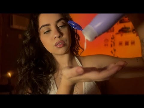ASMR MASSAGEM RELAXANTE NAS COSTAS 💆‍♀️💆‍♂️