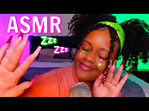 ASMR Hypnotizing Hand Movements + Mouth Sounds & Visualizations 🥱💤✨(SO TINGLY)