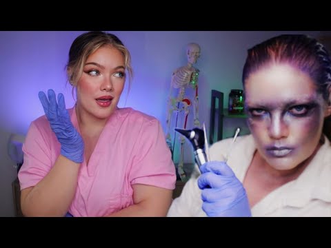 ASMR Exame dos Nervos Cranianos, mas vc è...? O.o Roleplay Halloween 2024