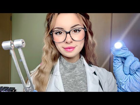 ASMR VERY Detailed Cranial Nerve Exam Doctor Roleplay Ear, Eye, Orbital, Neurological, Hearing Test