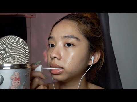 ASMR glass dropper / pipet nibbling 💋