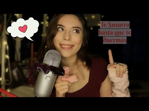 😘 Te pongo a DORMIR - NO mas insomnio! ASMR con mi voz y algunos triggers 😴