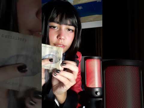 asmr - perdendo contra a yumeko jabami part2!  #anime #asmr #visualtingle #mouthsounds #relax