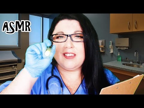 ASMR Cranial Nerve Exam Doctor Roleplay (Gloves, Face Touching, Visual Triggers, Personal Attention)