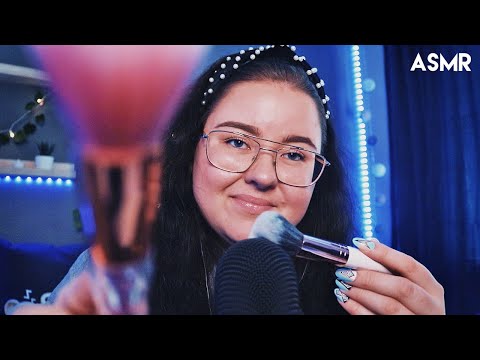 ASMR ✨ Brushing you to sleep & RAMBLING IN ENGLISH 🗣