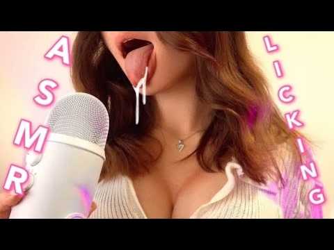 Soly ASMR | ASMR MIC LICKING - MOUTH SOUNDS - KISSES | #asmr #pov