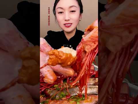 🦐🍲 Giant seafood mukbang ASMR feast #GiantSeafood #ASMRSeafood