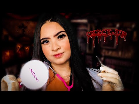 ASMR :MÉDICA EXAMINANDO VOCÊ VAMPIRO! (Recém criado )